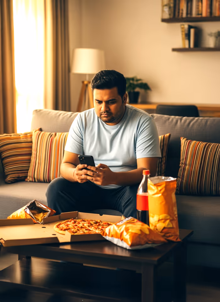 Person thinking about their fitness journey